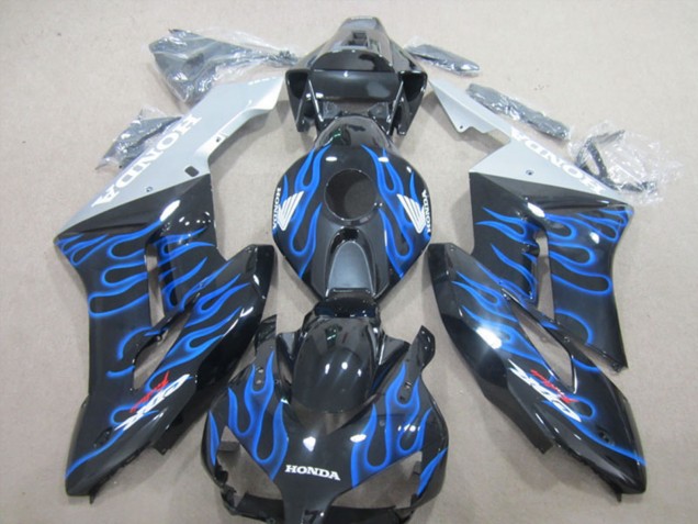 Comprare Carena Moto Honda CBR1000RR 2004-2005 - Nero Lucido Blu Fiamma
