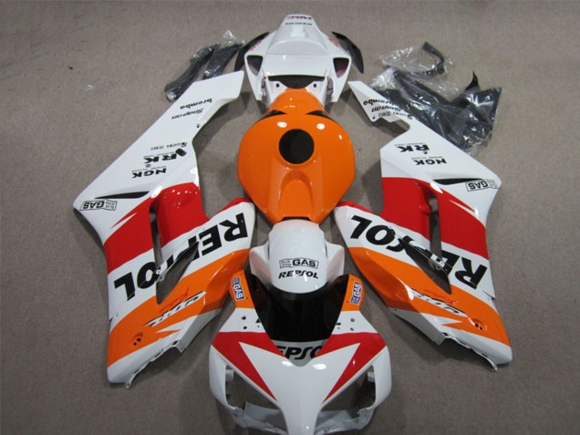Comprare Carena Moto Honda CBR1000RR 2004-2005 - Bianco Arancia Rosso Nero Repsol