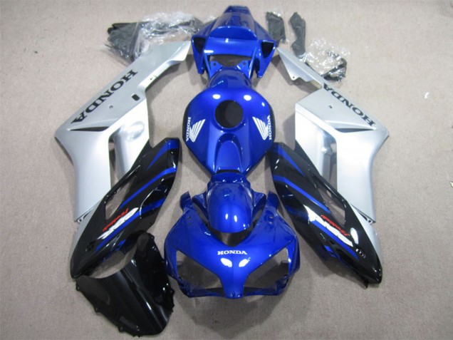 Comprare Carena Moto Honda CBR1000RR 2004-2005 - Argento Blu Nero Lucido