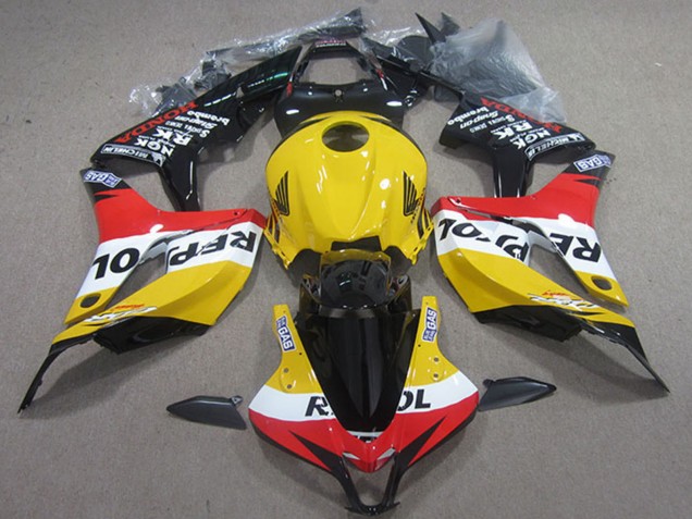 Comprare Carena Moto Honda CBR1000RR 2004-2005 - Giallo Bianco Rosso Nero Lucido Repsol