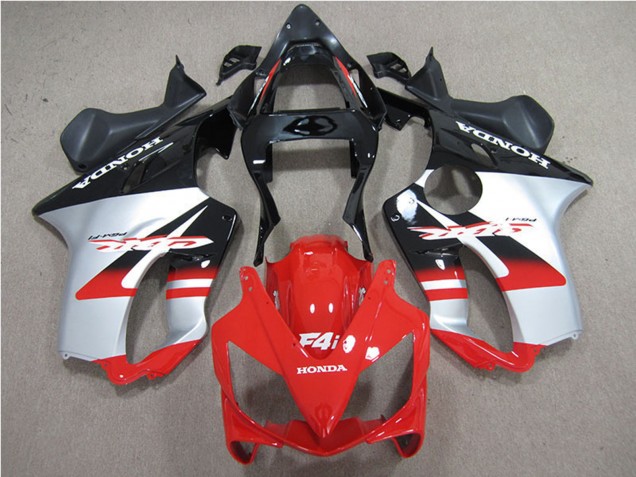 Comprare Carena Moto Honda CBR600 F4i 2001-2003 - Argento Rosso Nero Lucido