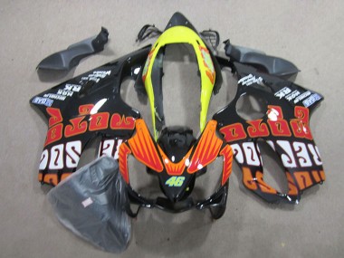 Comprare Carena Moto Honda CBR600 F4i 2004-2007 - Giallo Arancia Nero Lucido Rossi 46