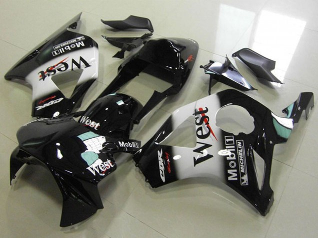 Comprare Carena Moto Honda CBR900RR 954 2002-2003 - Nero Lucido Bianco West