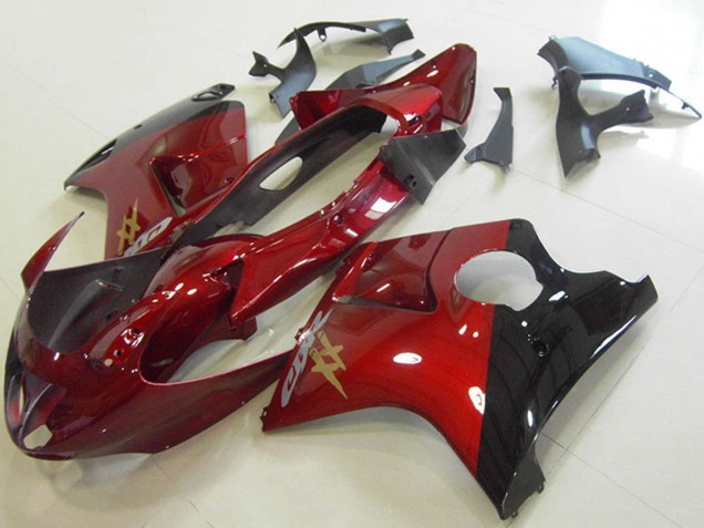 Comprare Carena Moto Honda CBR1100XX Blackbird 1996-2007 - Caramella Rosso Nero Lucido