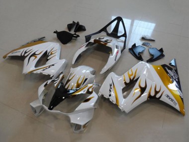Comprare Carena Moto Honda VFR 800 2002-2013 - Bianco Oro Fiamma