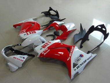 Comprare Carena Moto Kawasaki ZX250R 2008-2012 - Bianco Rosso BEET