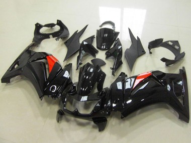 Comprare Carena Moto Kawasaki ZX250R 2008-2012 - Nero Lucido Rosso