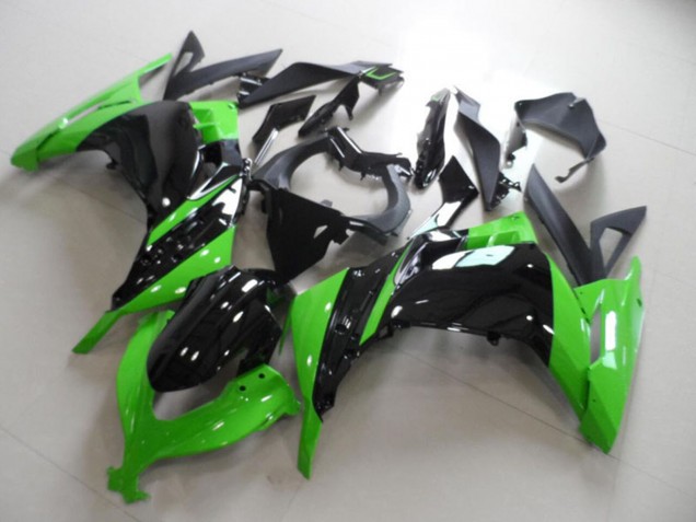 Comprare Carena Moto Kawasaki ZX300R 2013-2018 - Verde Nero Lucido
