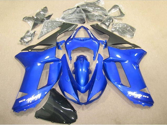 Comprare Carena Moto Kawasaki ZX6R 2007-2008 - Blu Ninja 636