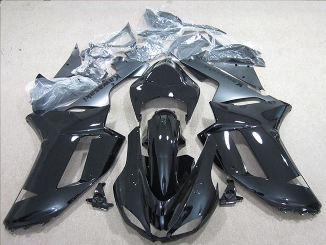 Comprare Carena Moto Kawasaki ZX6R 2007-2008 - Nero Argento