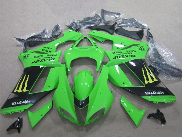 Comprare Carena Moto Kawasaki ZX6R 2007-2008 - Bianco Blu Ninja