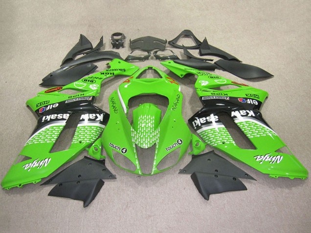 Comprare Carena Moto Kawasaki ZX6R 2007-2008 - Verde Touch4 4