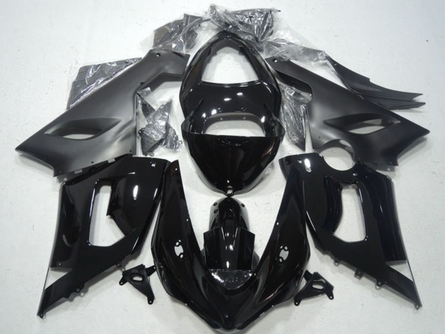 Comprare Carena Moto Kawasaki ZX6R 2005-2006 - Nero Lucido Nero Opaco