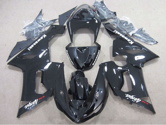 Comprare Carena Moto Kawasaki ZX6R 2005-2006 - Nero Lucido