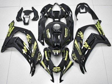 Comprare Carena Moto Kawasaki ZX10R 2016-2020 - Nero Lucido Giallo Motul Corsa Team Motocard