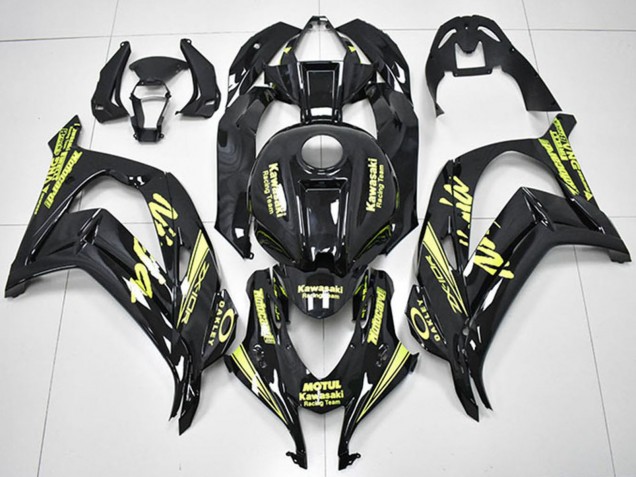 Comprare Carena Moto Kawasaki ZX10R 2016-2020 - Nero Lucido Giallo Motul Corsa Team Motocard