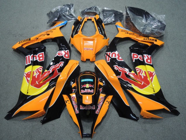 Comprare Carena Moto Kawasaki ZX10R 2011-2015 - Arancia Nero Red Bull