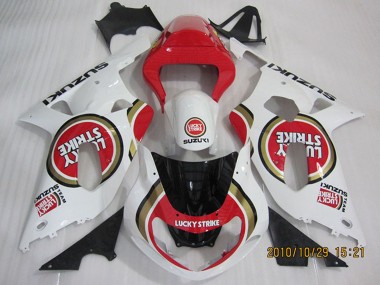 Comprare Carena Moto Suzuki GSXR 600 2001-2003 - Bianco Rosso Lucky Strike