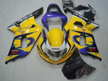 Comprare Carena Moto Suzuki GSXR 600 2001-2003 - Giallo Viola Nero