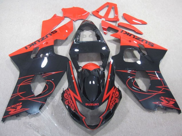 Comprare Carena Moto Suzuki GSXR 600 2004-2005 - Nero Lucido Rosso