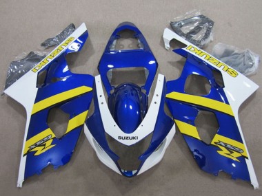 Comprare Carena Moto Suzuki GSXR 600 2004-2005 - Blu Bianco Giallo