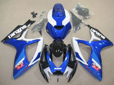 Comprare Carena Moto Suzuki GSXR 600 2006-2007 - Bianco Blu Nero Lucido Rosso