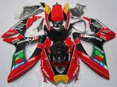 Comprare Carena Moto Suzuki GSXR 600 2008-2010 - Rosso Arancia Blu Verde Nero JOMO