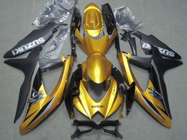 Comprare Carena Moto Suzuki GSXR 600 2008-2010 - Oro Nero Opaco