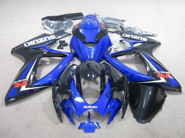 Comprare Carena Moto Suzuki GSXR 750 2006-2007 - Blu Nero Lucido