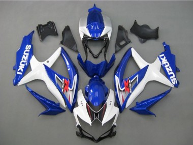 Comprare Carena Moto Suzuki GSXR 750 2008-2010 - Bianco Argento Blu Nero