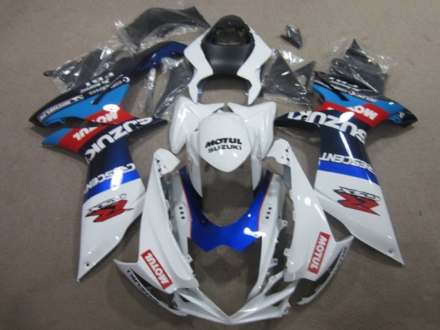 Comprare Carena Moto Suzuki GSXR 750 2011-2024 - Bianco Blu Motul