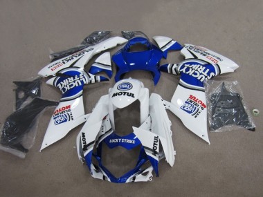 Comprare Carena Moto Suzuki GSXR 750 2011-2024 - Bianco Lucky Strike Motul
