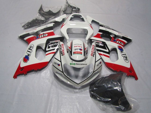 Comprare Carena Moto Suzuki GSXR 1000 2000-2002 - Bianco Rosso Nero Rizoma Playboy