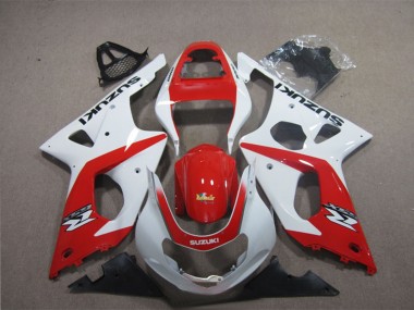 Comprare Carena Moto Suzuki GSXR 1000 2003-2004 - Bianco Rosso