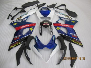 Comprare Carena Moto Suzuki GSXR 1000 2005-2006 - Blu Bianco Rosso Nero Rockstar