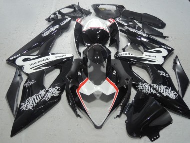 Comprare Carena Moto Suzuki GSXR 1000 2005-2006 - Nero Lucido Bianco Rosso Faro