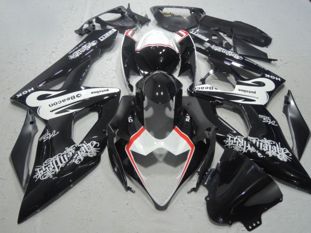 Comprare Carena Moto Suzuki GSXR 1000 2005-2006 - Nero Lucido Bianco Rosso Faro