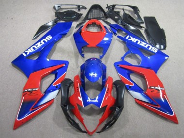 Comprare Carena Moto Suzuki GSXR 1000 2005-2006 - Blu Rosso