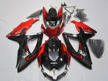 Comprare Carena Moto Suzuki GSXR 1000 2007-2008 - Nero Lucido Rosso