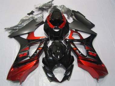 Comprare Kit Carena Moto Suzuki GSXR 1000 2007-2008 - Rosso Nero Lucido