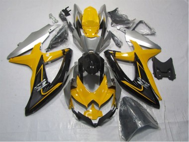 Comprare Kit Carena Moto Suzuki GSXR 1000 2007-2008 - Giallo Argento Nero
