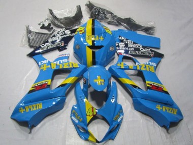 Comprare Carena Moto Suzuki GSXR 1000 2007-2008 - Blu Giallo Nero Rizla 41