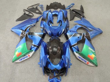 Comprare Carena Moto Suzuki GSXR 1000 2009-2016 - Blu Verde JOMO