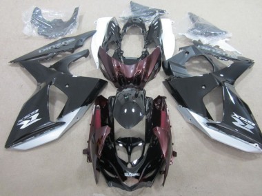 Comprare Carena Moto Suzuki GSXR 1000 2009-2016 - Nero Lucido Argento