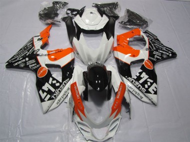 Comprare Carena Moto Suzuki GSXR 1000 2009-2016 - Bianco Arancia Nero Luminoso Logic