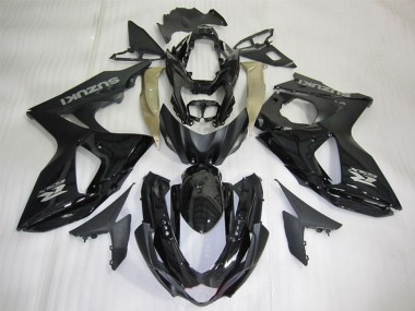 Comprare Carena Moto Suzuki GSXR 1000 2009-2016 - Nero Lucido Argento Decal