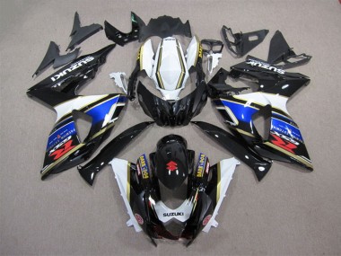 Comprare Carena Moto Suzuki GSXR 1000 2009-2016 - Bianco Blu Nero Dark Dog