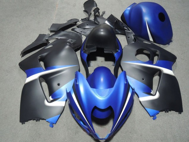 Comprare Carena Moto Suzuki GSXR 1300 Hayabusa 1996-2007 - Blu Bianco Nero Opaco