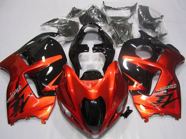 Comprare Carena Moto Suzuki GSXR 1300 Hayabusa 1996-2007 - Arancia Nero