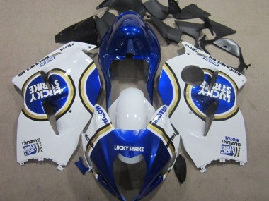 Comprare Carena Moto Suzuki GSXR 1300 Hayabusa 1996-2007 - Bianco Blu Motul Lucky Strike